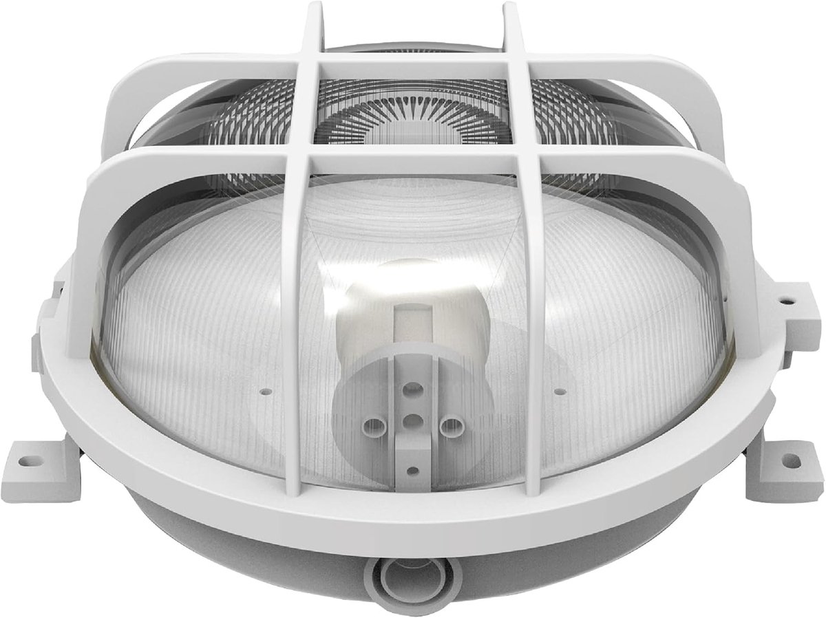 Müller-Licht Rund Lamp voor vochtige ruimte E27 Wit
