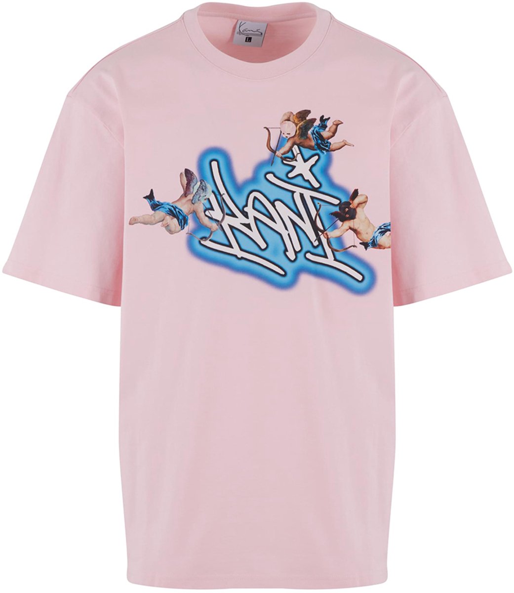 Karl Kani Airbrush Amor T-shirt Met Korte Mouwen Roze S Man