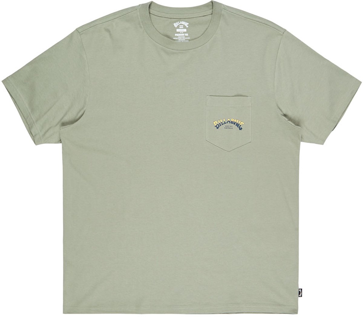 Billabong Stacked Arch Pkt T-shirt Met Korte Mouwen M Man Grijs