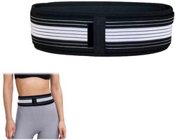 Allecto plus - Sacro-iliac Riem voor SI-gewricht, Heupgordel voor Ischias, Ondersteunende Band voor Onderrug en Bekken, Verstelbaar tot 120 cm - Comfort en Ondersteuning voor Rugklachten