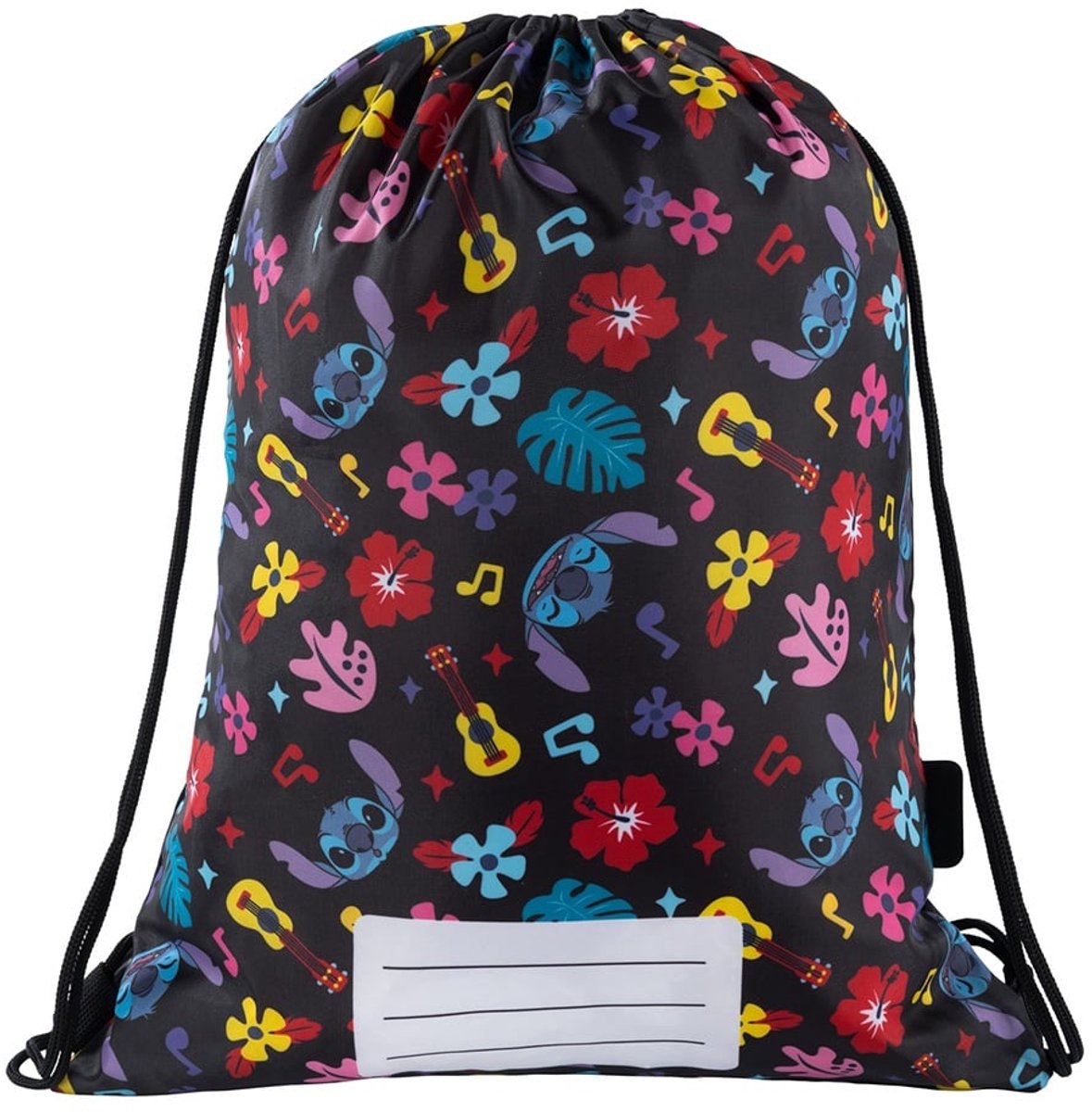 Disney Stitch - Gymtas / zwemtas - Stitch Aloha Black — afbeelding 2