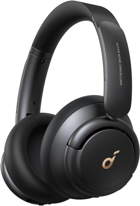 Soundcore by Anker Life Q30 Hybrid Active Noise Cancelling Headphones with Multiple Modes, Hi-Res Sound, 40H Playtime, Fast Charge, Soft Earcups, Bluetooth Headphones, Travel - Zwart