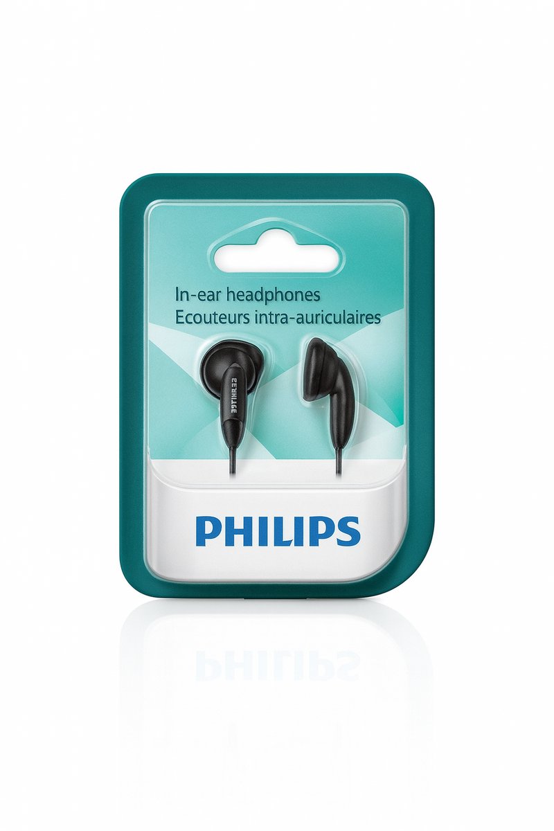 Philips - Oordopjes - Krachtig Geluid - Comfortabel Design