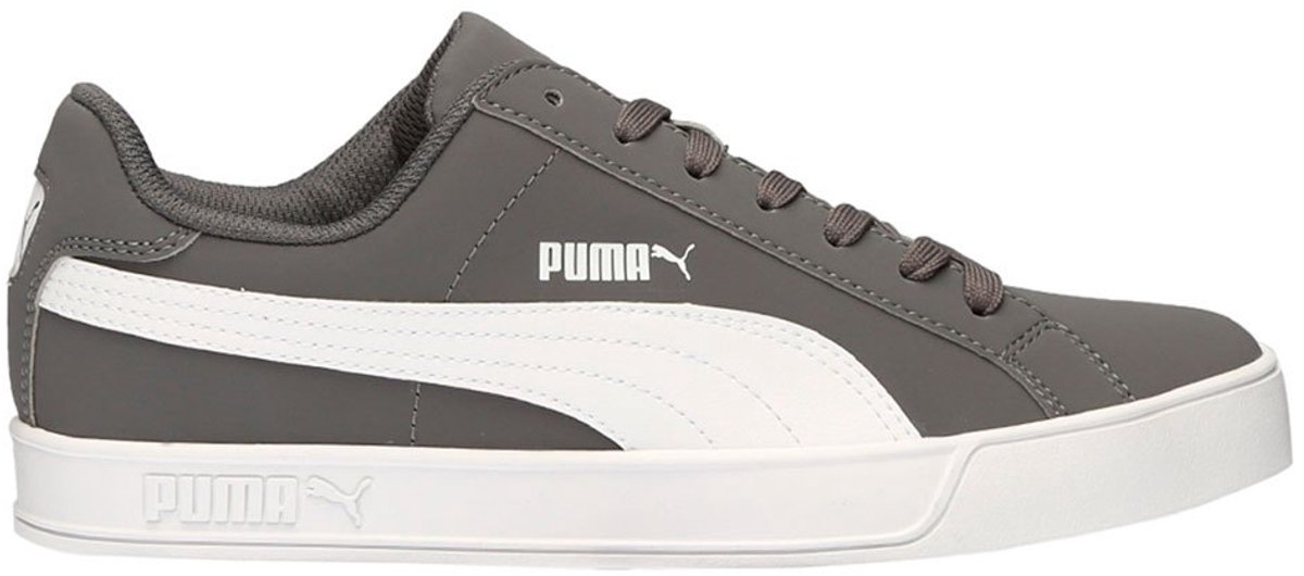 Puma Smash Vulc Steel Gray / Puma White