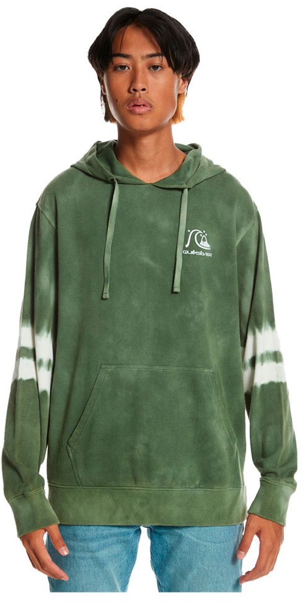 Quiksilver Engineered Sweatshirt M Man Loden Frost Enginered Plaid