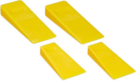 Doodadeals® - Houtklover - Kloofwig - Houtsplijter - Set van 4 - 2 Groottes - Kunststof - Wiggen voor Bomen Vellen van Doodadeals — afbeelding 4