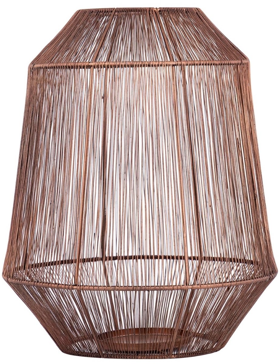 PTMD COLLECTION PTMD Justy Windlicht - 26 x 26 x 32 cm - Ijzer - Koper