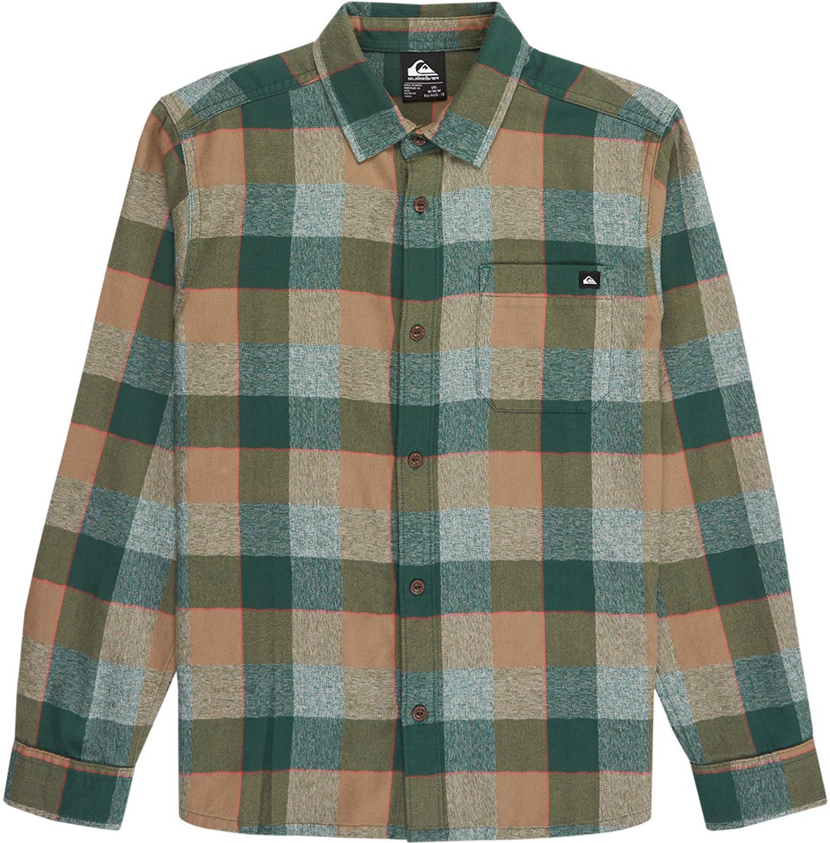Quiksilver Plaid Overhemd 14 Years Jongens Fallen Rock Motherfly