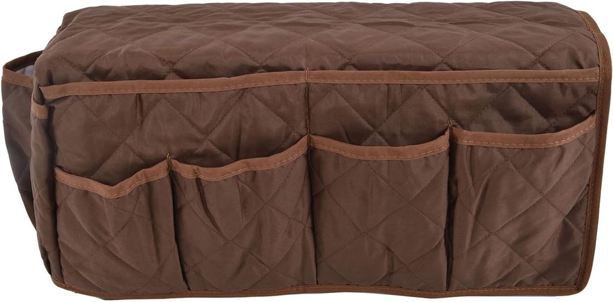 Allecto plus - Sofa Armrest Organizer voor Afstandsbedieningen, Koffie, Waterdicht en Stofdicht