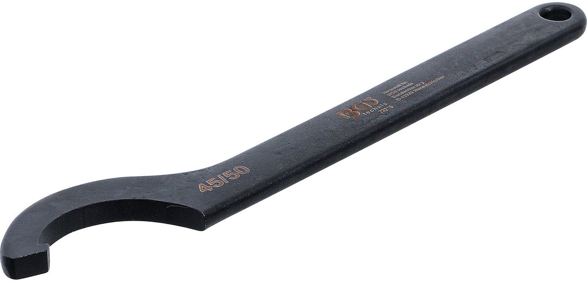 BGS Haaksleutel met neus - 45 - 50 mm