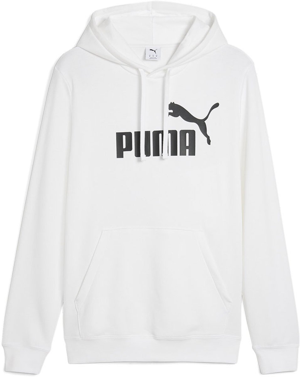 Puma Ess N1 Logo Hoodie S Man Wit