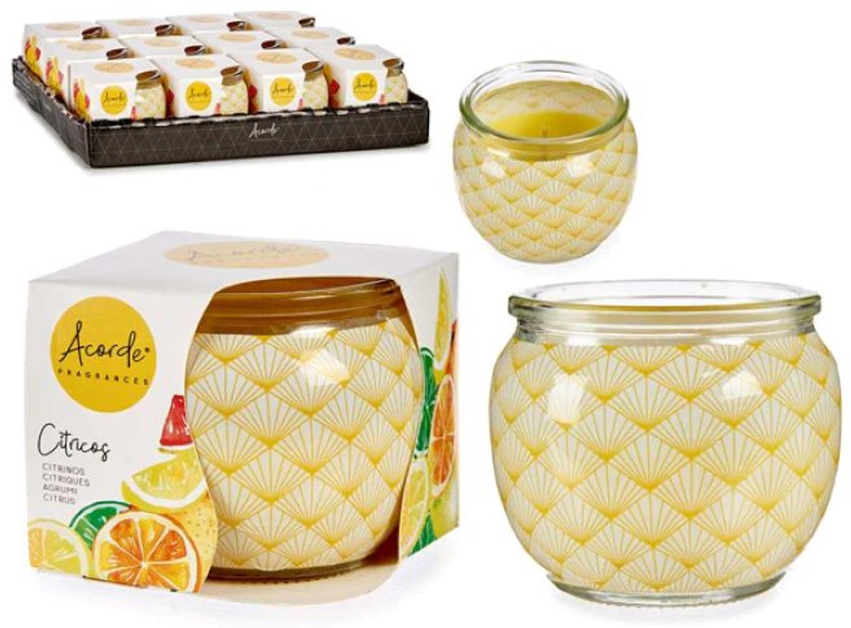 Geurkaars 3x citrusvruchten