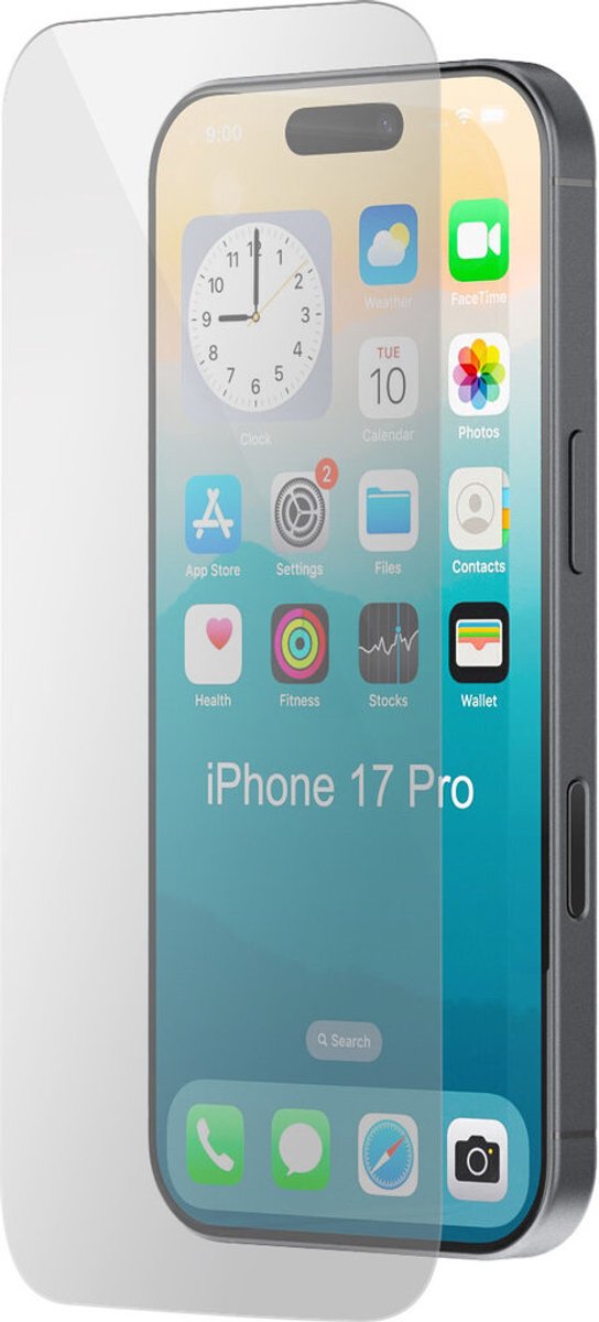 Mobiparts Screenprotector geschikt voor Apple iPhone 17 Pro Glazen | Mobiparts Screenprotector - Case Friendly