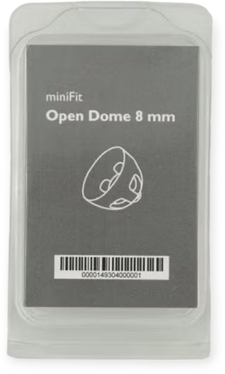 Bernafon Open Domes miniFit 8 mm - 10 stuks - hoortoestel domes