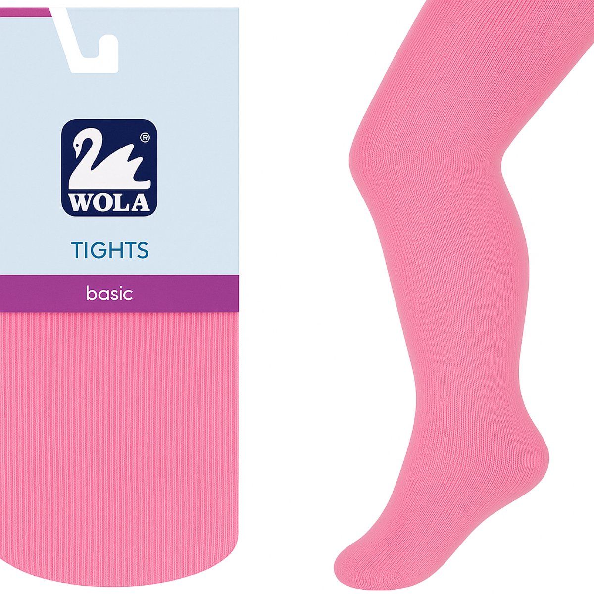Wola – Kinderpanty Meisjes – 60 DEN – Katoen – Roze – Maat 152 / 158 cm (1 stuks)