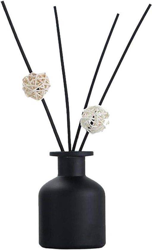 JESMAY Keramische aromadiffuser voor etherische oliën, 500 ml, luchtbevochtiger, zwart, kamerlichtstrip, 7 kleuren, met timer, automatische uitschakeling zonder water