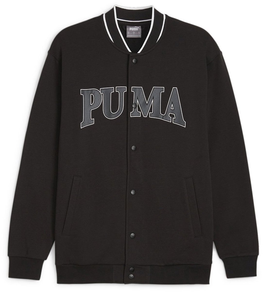 Puma Squadack Sweatshirt Met Rits M Zwart