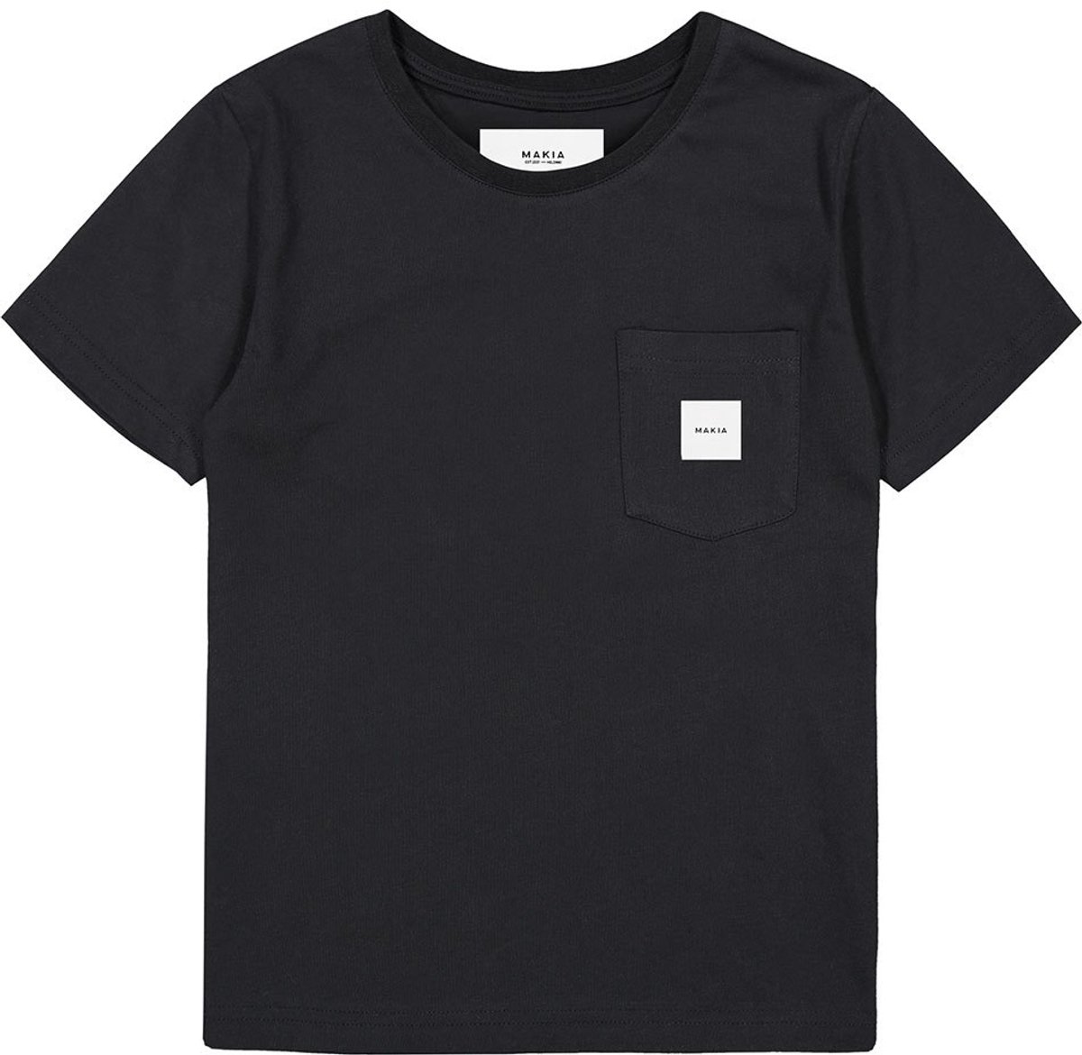 Makia Pocket T-shirt Met Korte Mouwen Zwart 146-152 cm Jongens,Meisjes
