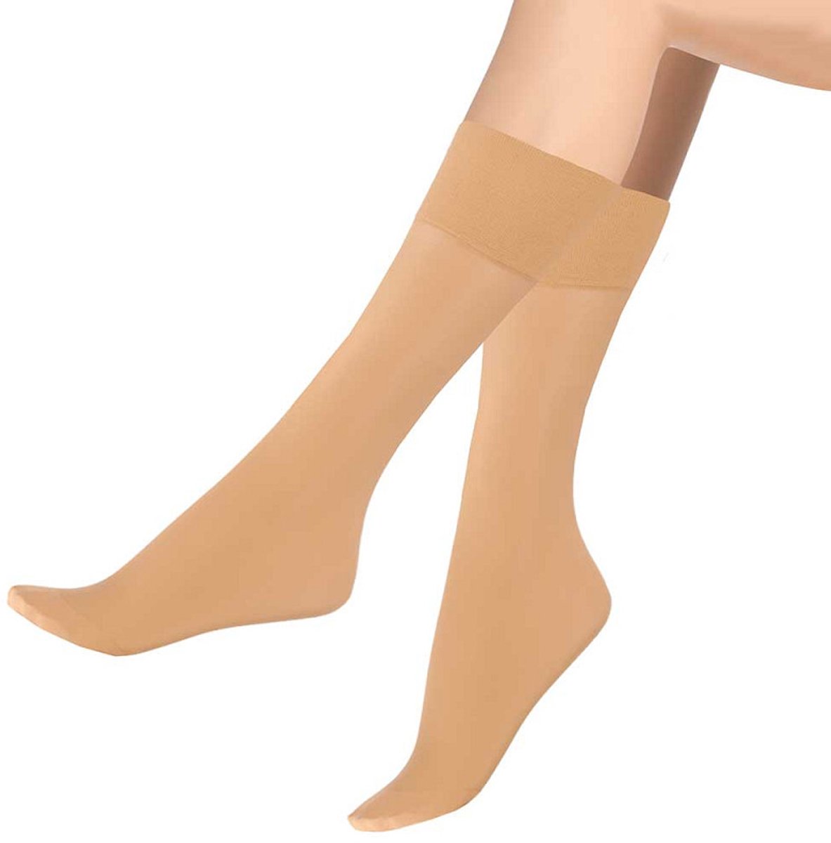 Sarlini Kniekousjes 20 denier Daino 5 Pack