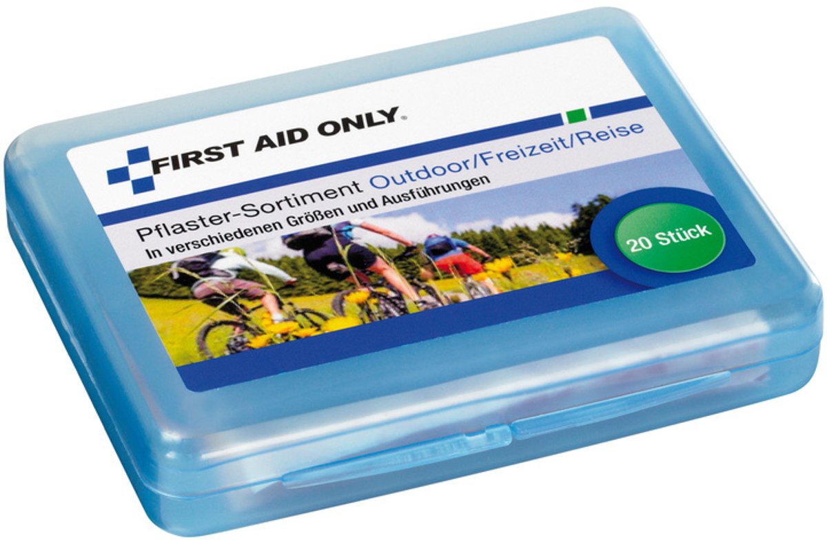 First Aid Only pleisterset - outdoor/reizen - 20 stuks assorti - AC-P10024