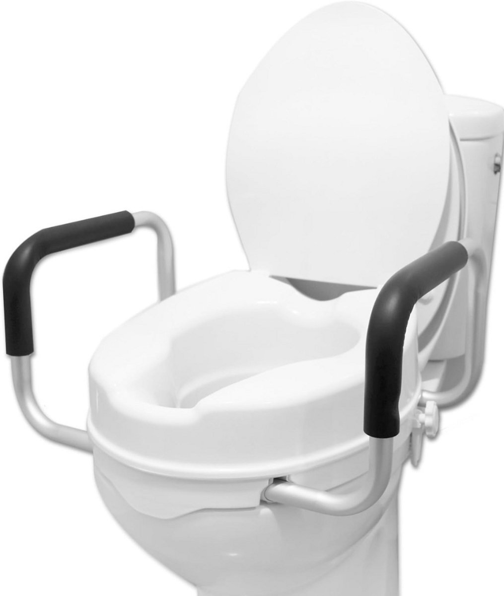 ApexArte® Toiletverhoger met Armleuning - Toiletstoel - Volwassenen