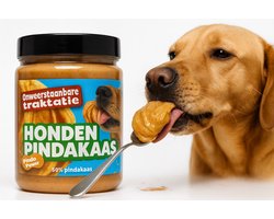 Honden pindakaas 3 Stuks - De Ideale Hondensnack voor bij de Likmat of Kauwsnack van de Hond - Leuk Kerstcadeau - Animalking Honden snacks - Pindakaas Hond - 330 Gram