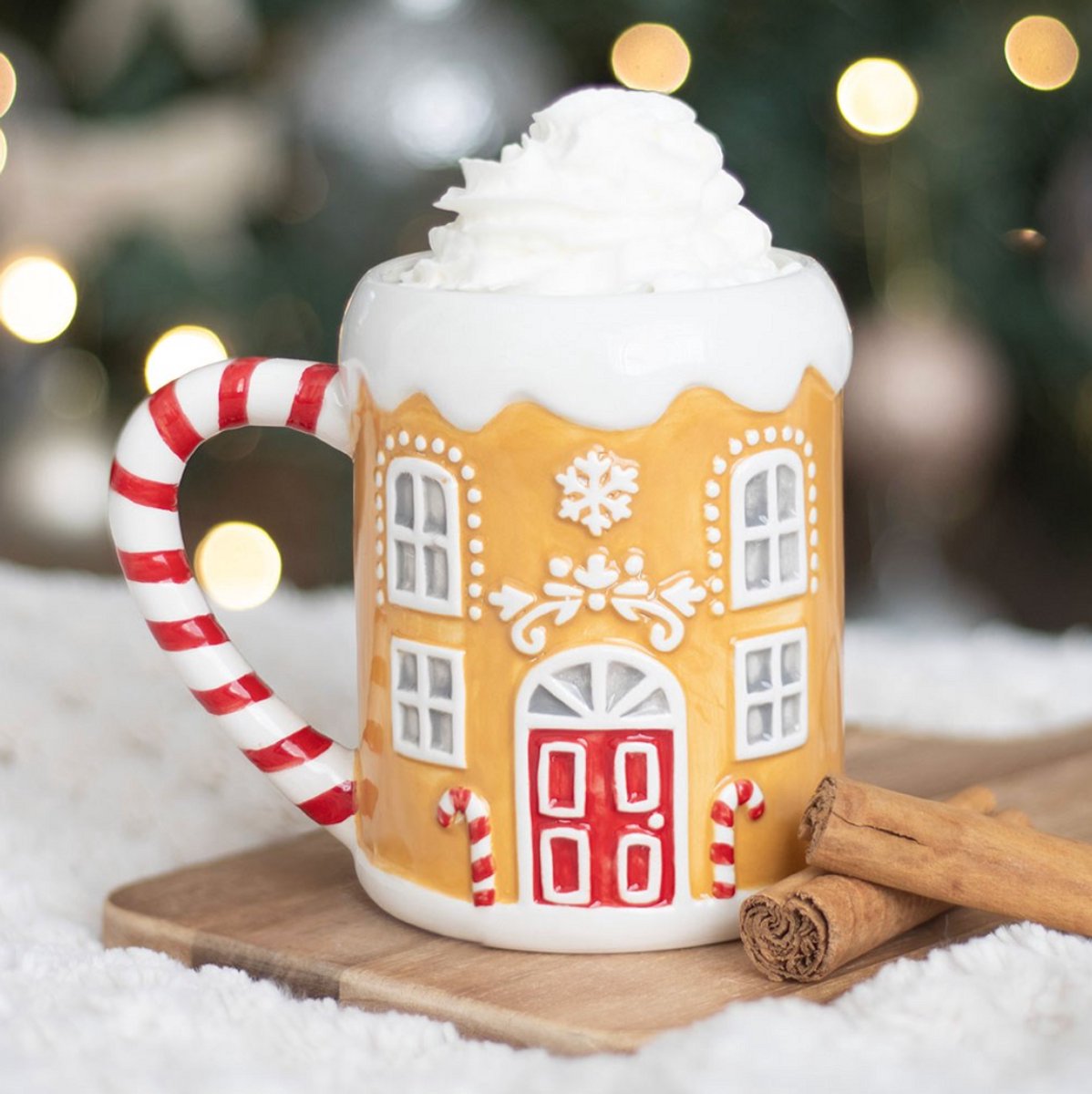 Something Different - Candy Cane Gingerbread House Mok/beker - Multicolours