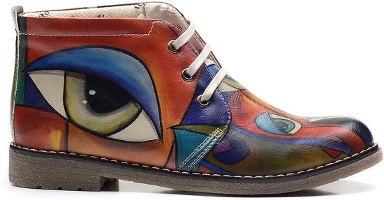 GOBY - Behind your Eyes - Bottine - Bottes femmes - Bottes femme - Bottes femme - Bottine - Fait main - Taille 38