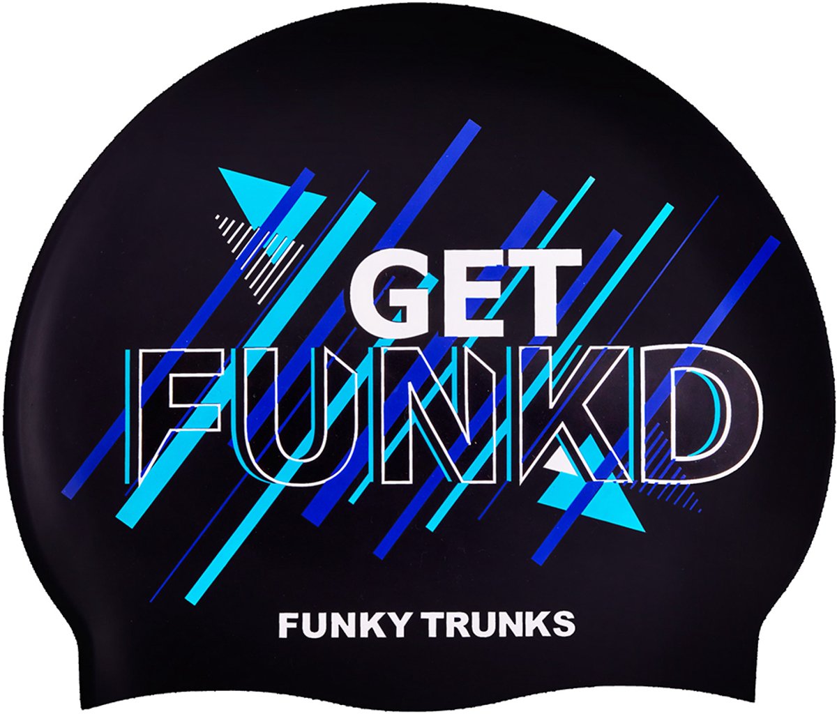 Funky Trunks Silicone Swimming Neopreen Cap Blauw