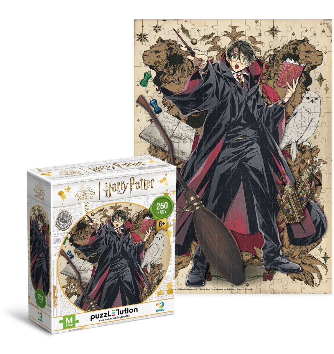 Dodo Harry Potter 250 elementų dėlionė vaikams