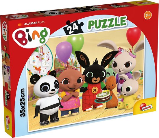 Lisciani - Puzzle - Bing « Happy anniversaire ! » - 24 pièces
