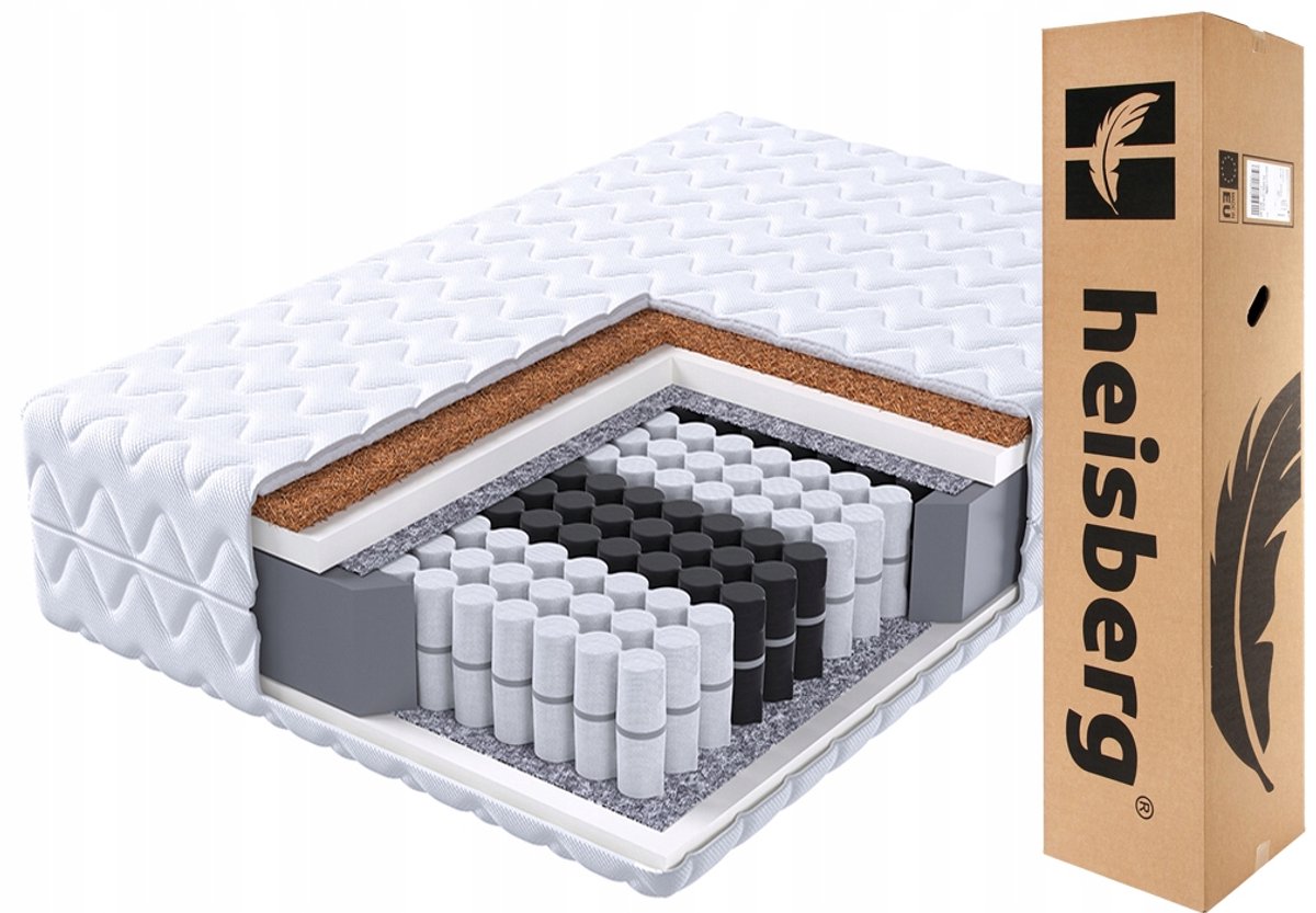Heisberg HOUSE MAX matras 200x200 cm pocketvering 7 zones H3/H4