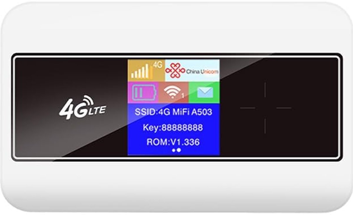 HOSAYA MF904 Portable WiFi 4G SIM Card Router 10 WiFi Users Color LCD Display 4G LTE Modem with Built-in Battery High Speed Travel Hotspot Mini Router Unlocked 4G mifi