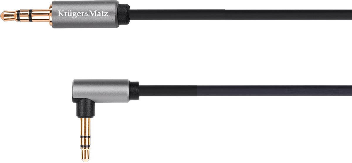 Krüger&Matz Basic Serie - Koppelkabel - 3,5mm Jack - 1,8m - Knikbestendig