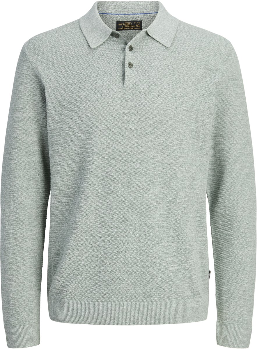 JACK&JONES - JPRBLURILEY KNIT POLO LS - Heren - Polo's