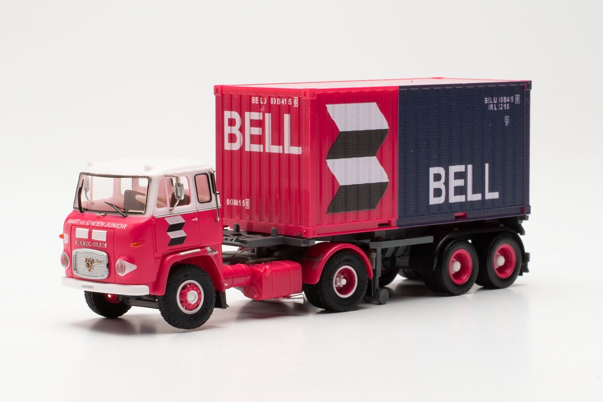 Scania LB 76 C.Sz. Van der Linden / Bell (NL) Herpa 1:87