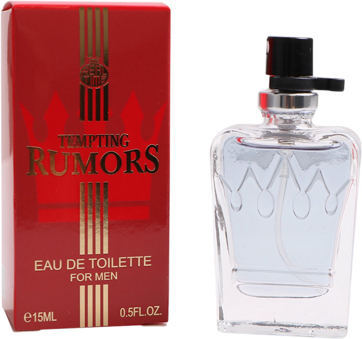 Real Time Tempting Rumors For Men Eau de toilette miniparfum tasformaat 15ml