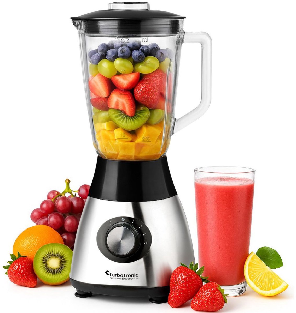 TurboTronic BG5 Blender - Grinder - 1.5 Liter - RVS
