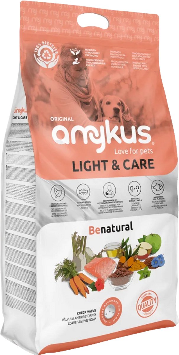 Amykus Amykus - Original Light & Care - Hondenbrokken - 3 kilo
