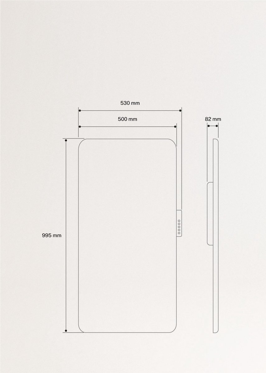 CREATE - Elektrische Verwarming met Wifi - 2000W - 35ºC - WARM CLEAR – foto 6