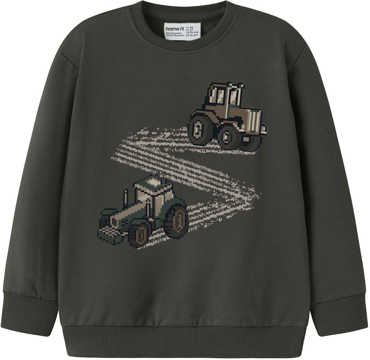 NAME IT - NMMLAVANDIN LS NREG SWEAT BRU Heren Trui