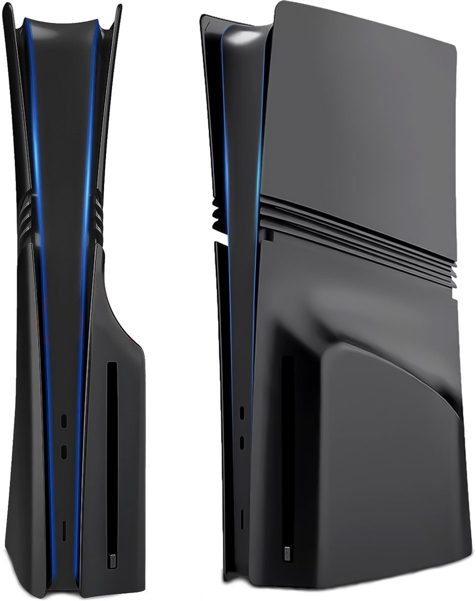 Playstation 5 Pro Faceplates Disc Edition (niet geschikt voor standaard PS5 & PS5 Slim) - Inclusief Mid Skin - Accessoires - Faceplate - Cover - Plate - Skin - Zwart