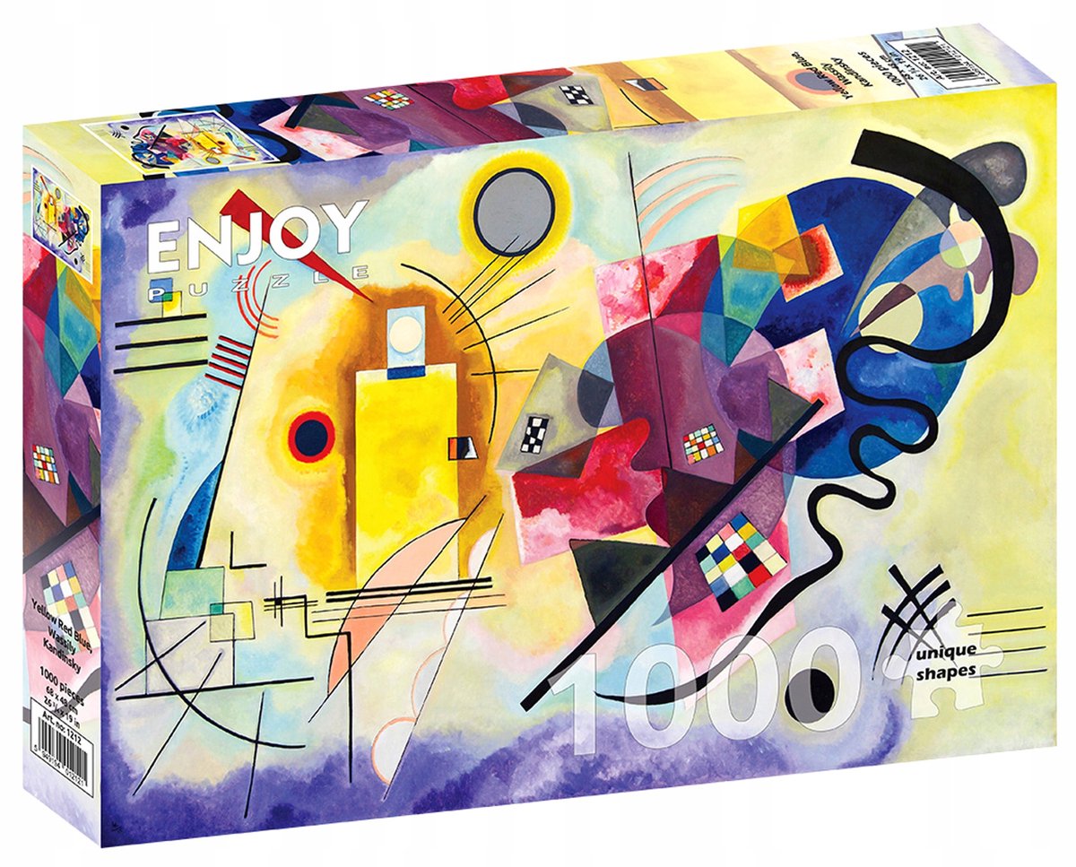 Enjoy Wassily Kandinsky Gele-Rood-Blauw 1000 Stuk Puzzel