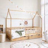 Petite Amélie Bedhuisje 90x200 cm - Rêve - Huisbed - Naturel