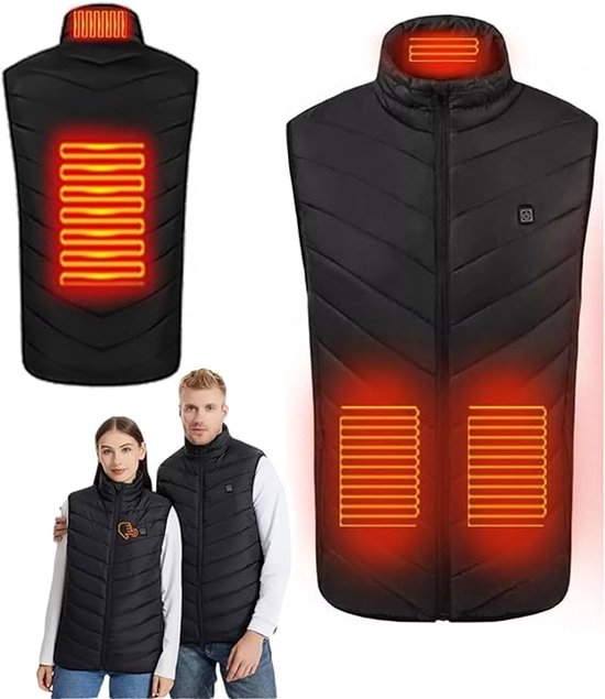 Jas Winter voor Mannen Vrouwen 9 Gebieden Verwarmd Vest Mannen USB Elektrische Verwarming Jas Thermische Vest Winter Jacht Outdoor Vest