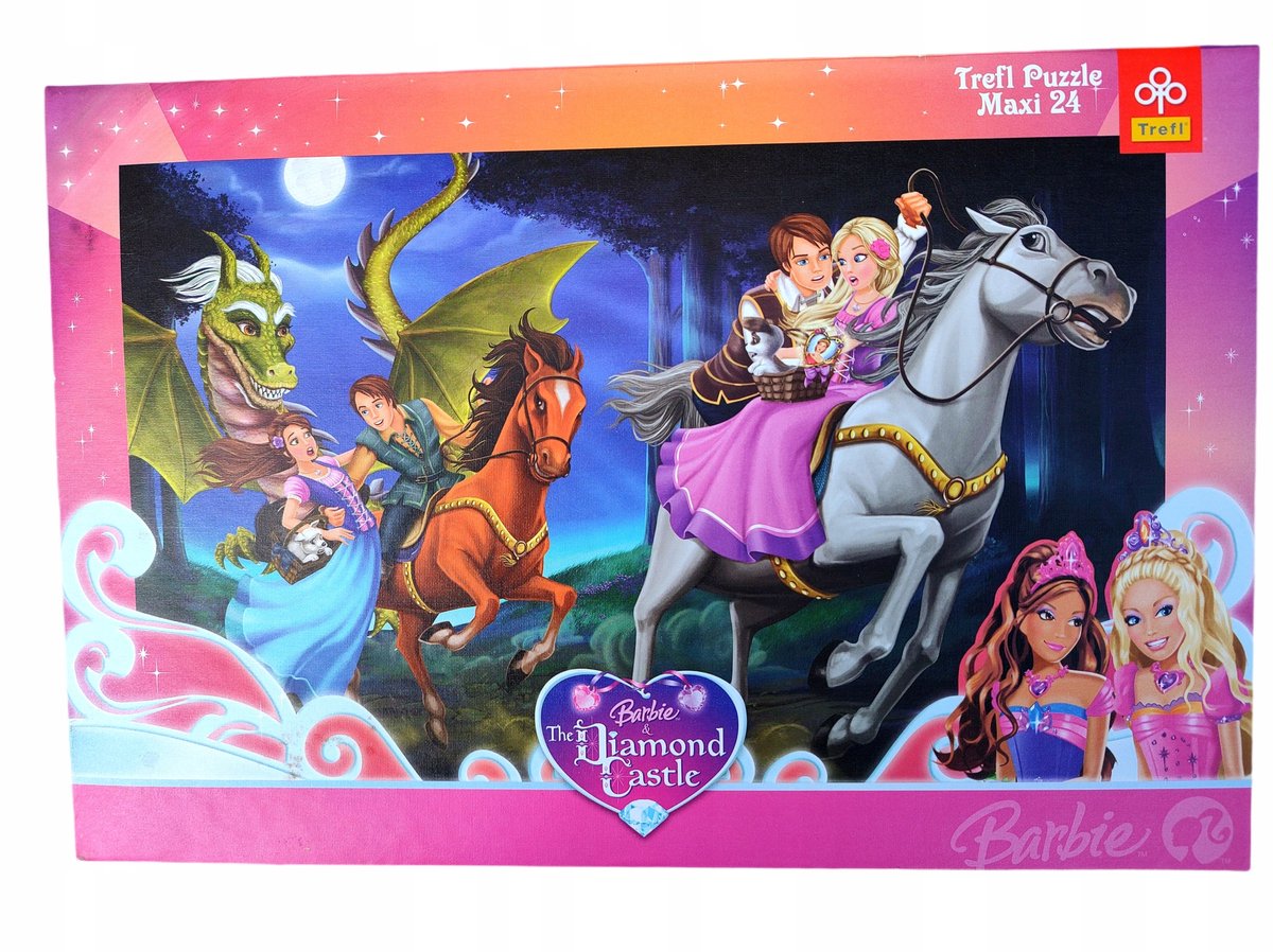 Trefl Barbie Diamanten Slot Maxi Puzzel 24 Stuks