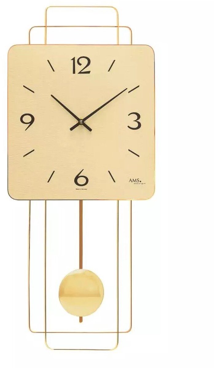 AMS - 7501 - Wandklok - Kwarts - 50x23cm