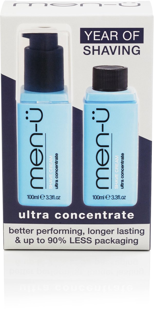 men-ü Shave Cream Kit Original & Refill 2 x 100ml