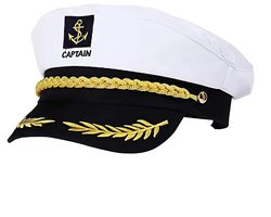 BukkitBow - Luxe Kapiteinspet - Stijlvolle Marine Pet - Unisex Carnaval Cap voor Dames en Heren - Katoen Hoed 56-60cm
