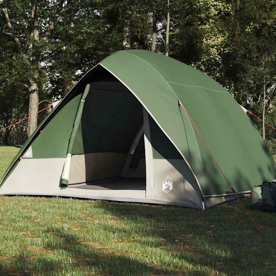 vidaXL - Tent - Groen - 320 - x - 275 - x - 190 - cm van Vidaxl — afbeelding 4